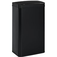 Waste bin with automatic sensor black steel 70 l 50925 - Rubbish Bin