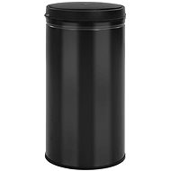 Waste bin with automatic sensor 60 L carbon steel black 322701 - Rubbish Bin