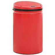 Waste bin with automatic sensor 40l carbon steel red 322705 - Rubbish Bin
