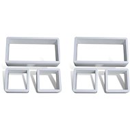 Wall shelves cube 6 pcs white 275972 - Shelf
