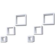 Wall shelves cube 6 pcs white 275973 - Shelf