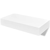 Floating wall shelf with drawer 2 pcs white 48 cm 276001 - Shelf