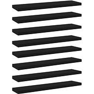 Additional shelves 8 pcs black 40 x 10 x 1,5 cm chipboard 805125 - Shelf