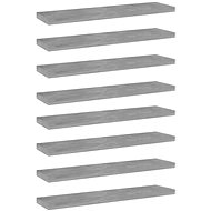 Additional shelves 8 pcs concrete grey 40 x 10 x 1,5 cm chipboard 805131 - Shelf
