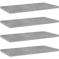 Additional shelves 4 pcs concrete grey 40 x 20 x 1,5 cm chipboard 805146 - Shelf