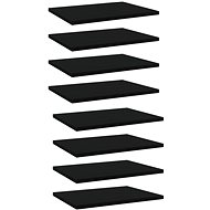 Additional shelves 8 pcs black 40 x 30 x 1,5 cm chipboard 805157 - Shelf