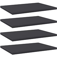 Additional shelves 4 pcs grey 40 x 30 x 1,5 cm chipboard 805158 - Shelf