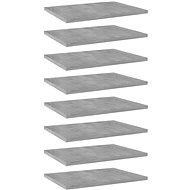 Additional shelves 8 pcs concrete grey 40 x 30 x 1,5 cm chipboard 805163 - Shelf