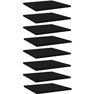 Additional shelves 8 pcs black 40 x 40 x 1,5 cm chipboard 805173 - Shelf