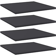 Additional shelves 4 pcs grey 40 x 40 x 1,5 cm chipboard 805174 - Shelf