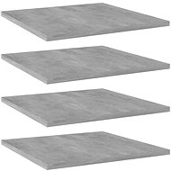 Additional shelves 4 pcs concrete grey 40 x 40 x 1,5 cm chipboard 805178 - Shelf