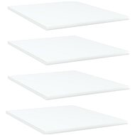 Additional shelves 4 pcs white 40 x 50 x 1,5 cm chipboard 805186 - Shelf