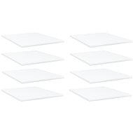Additional shelves 8 pcs white 40 x 50 x 1,5 cm chipboard 805187 - Shelf