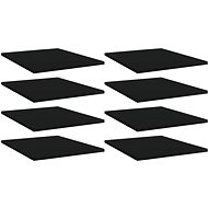 Additional shelves 8 pcs black 40 x 50 x 1,5 cm chipboard 805189 - Shelf