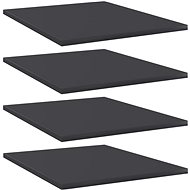 Additional shelves 4 pcs grey 40 x 50 x 1,5 cm chipboard 805190 - Shelf