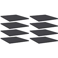Additional shelves 8 pcs grey 40 x 50 x 1,5 cm chipboard 805191 - Shelf