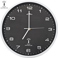 Radio Controlled Wall Clock with Quartz Movement 31 cm Black - Wall Clock