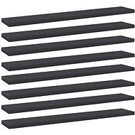 Additional shelves 8 pcs grey 60 x 10 x 1,5 cm chipboard 805207 - Shelf