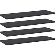 Additional shelves 4 pcs grey 60 x 20 x 1,5 cm chipboard 805222 - Shelf