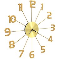 Wall clock metal 50 cm gold - Wall Clock