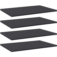 Additional shelves 4 pcs grey 60 x 40 x 1,5 cm chipboard 805254 - Shelf