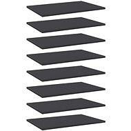 Additional shelves 8 pcs grey 60 x 40 x 1,5 cm chipboard 805255 - Shelf