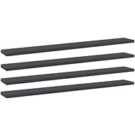 Additional shelves 4 pcs grey 80 x 10 x 1,5 cm chipboard 805286 - Shelf