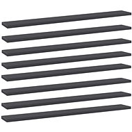 Additional shelves 8 pcs grey 80 x 10 x 1,5 cm chipboard 805287 - Shelf