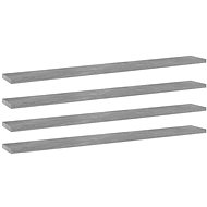 Additional shelves 4 pcs concrete grey 80 x 10 x 1,5 cm chipboard 805290 - Shelf