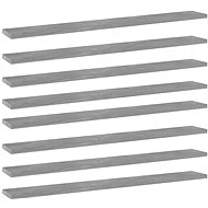 Additional shelves 8 pcs concrete grey 80 x 10 x 1,5 cm chipboard 805291 - Shelf