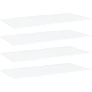 Additional shelves 4 pcs white 80 x 30 x 1,5 cm chipboard 805314 - Shelf