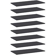 Additional shelves 8 pcs grey 80 x 40 x 1,5 cm chipboard 805335 - Shelf
