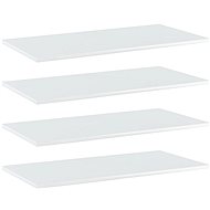 Additional shelves 4 pcs white high gloss 80x40x1,5 cm chipboard 805340 - Shelf