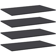 Additional shelves 4 pcs grey 80 x 50 x 1,5 cm chipboard 805350 - Shelf
