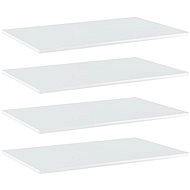 Additional shelves 4 pcs white high gloss 80x50x1,5 cm chipboard 805356 - Shelf