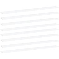 Additional shelves 8 pcs white 100 x 10 x 1,5 cm chipboard 805363 - Shelf