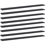 Additional shelves 8 pcs grey 100 x 10 x 1,5 cm chipboard 805367 - Shelf