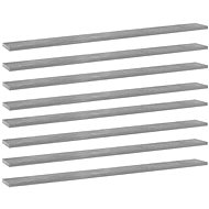 Additional shelves 8 pcs concrete grey 100x10x1,5 cm chipboard 805371 - Shelf