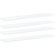 Additional shelves 4 pcs white 100 x 20 x 1,5 cm chipboard 805378 - Shelf