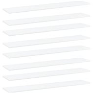 Additional shelves 8 pcs white 100 x 20 x 1,5 cm chipboard 805379 - Shelf