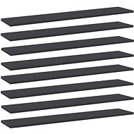 Additional shelves 8 pcs grey 100 x 20 x 1,5 cm chipboard 805383 - Shelf