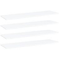 Additional shelves 4 pcs white 100 x 30 x 1,5 cm chipboard 805394 - Shelf
