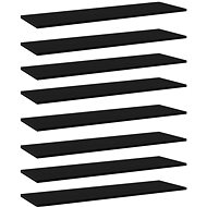 Additional shelves 8 pcs black 100 x 30 x 1,5 cm chipboard 805397 - Shelf
