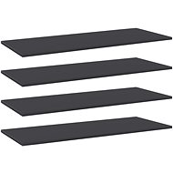 Additional shelves 4 pcs grey 100 x 40 x 1,5 cm chipboard 805412 - Shelf
