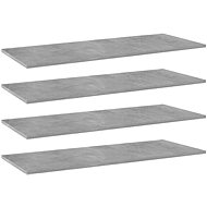 Additional shelves 4 pcs concrete grey 100x40x1,5 cm chipboard 805414 - Shelf