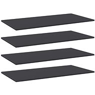 Additional shelves 4 pcs grey 100 x 50 x 1,5 cm chipboard 805420 - Shelf