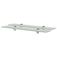 Floating shelves 2 pcs glass 60 x 10 cm 8 mm 3051497 - Shelf