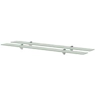 Floating shelves 2 pcs glass 100 x 20 cm 8 mm 3051541 - Shelf