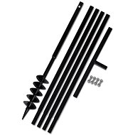 Earth drill with handle 100 mm, with extensions 5 m, steel 270519 - Auger Bit