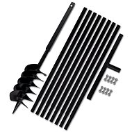 Earth drill with handle 150 mm, with extensions 9 m, steel 270528 - Auger Bit